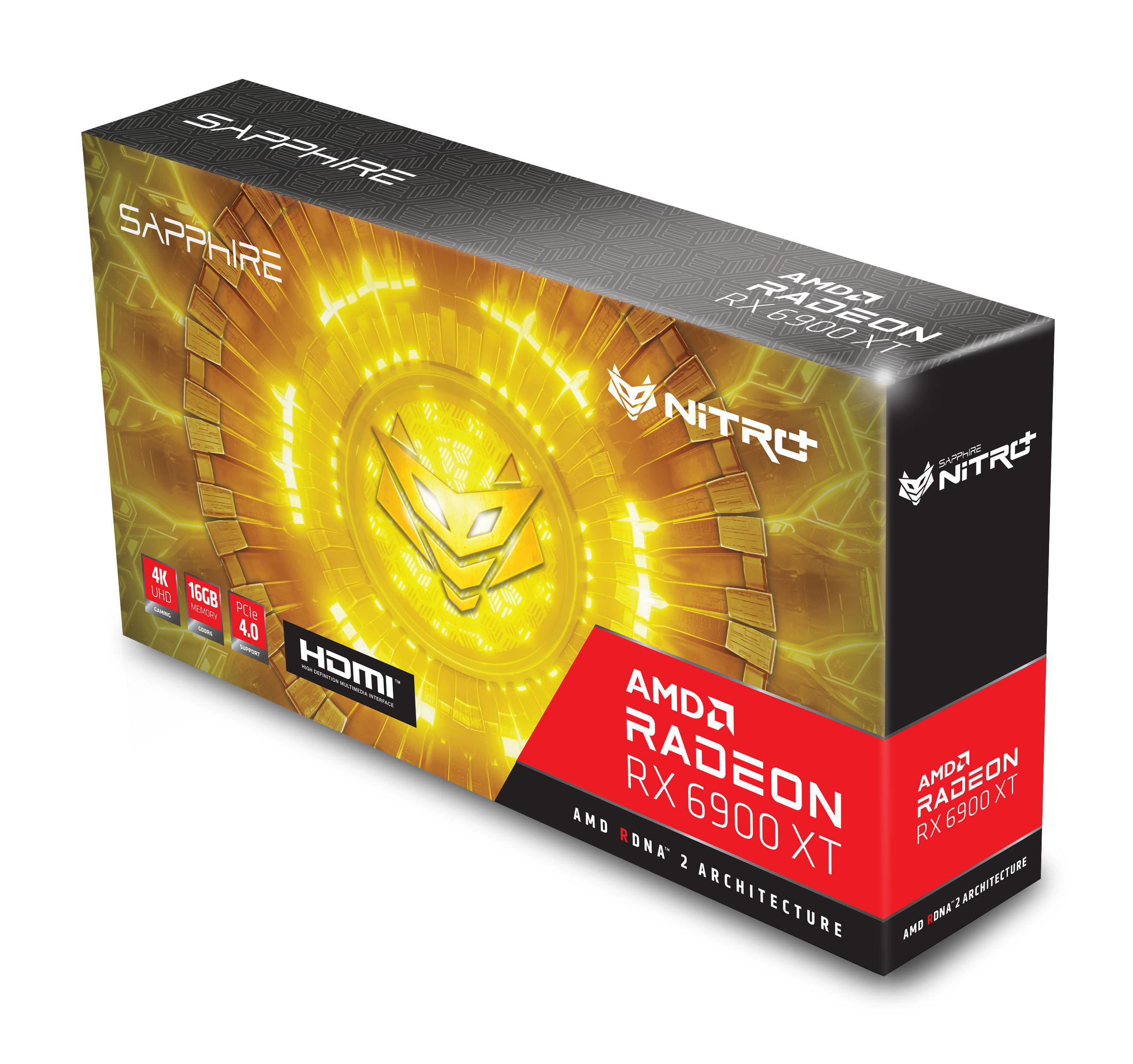 SAPPHIRE NITRO+ Radeon RX 6900 XT 16G (11308-01-20G) (AMD, Grafikkarte)