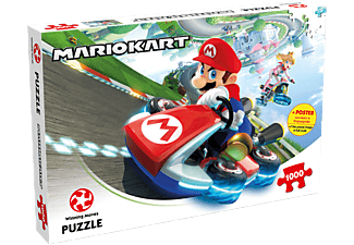 WINNING MOVES Mario Kart - Funracer - Puzzle (Multicolore)