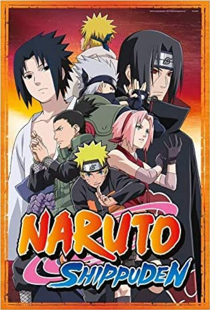 WINNING MOVES Naruto Shippuden - Puzzle (Mehrfarbig)