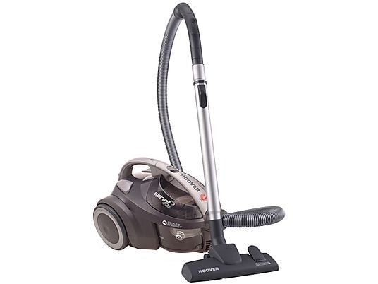 Aspirador sin bolsa - Hoover Sprint Evo, 700 W, Todo tipo de suelos, Filtro EPA, Depósito 1.5L de fácil vaciado, Cable 7.5m, Gris