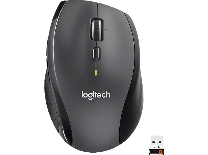 LOGITECH M705 Marathon Kabellose Maus, Schwarz
