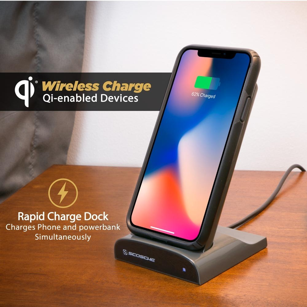 SCOSCHE QiDock - Powerbank (Noir)