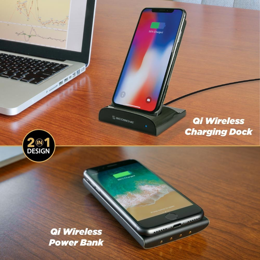 SCOSCHE QiDock - Powerbank (Noir)