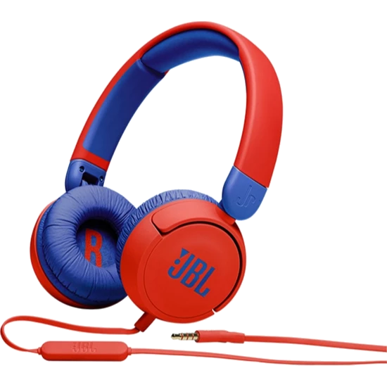 JBL JR310 Çocuk Kulak Üstü Kablolu Kulaklık Kırmızı