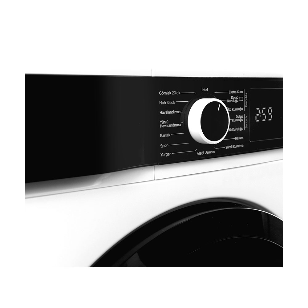 VESTEL KM 8701 A++ 8 kg Isı Pompalı Kurutma Makinesi Beyaz
