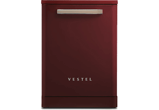 VESTEL BM 5001 Retro E Enerji Sınıfı 5 Programlı Bulaşık Makinesi Bordo