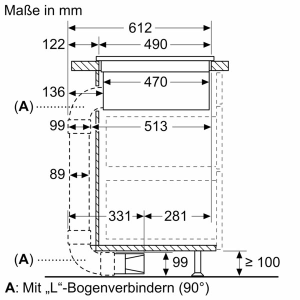 SIEMENS ED711FA70, Kochfeld mit integriertem Dunstabzug (710 mm breit, 522 mm tief)