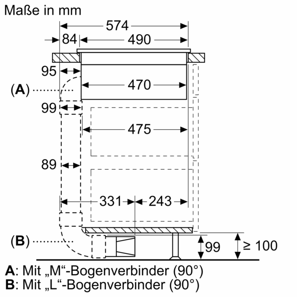 SIEMENS ED711FA70, Kochfeld mit integriertem Dunstabzug (710 mm breit, 522 mm tief)