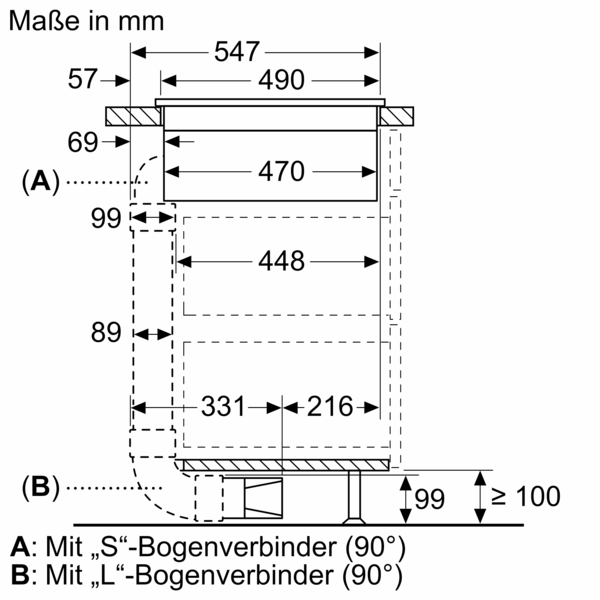 SIEMENS ED711FA70, Kochfeld mit integriertem Dunstabzug (710 mm breit, 522 mm tief)