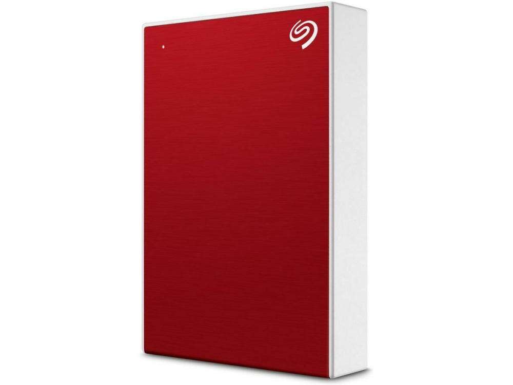Disco duro externo 5 TB - Seagate One Touch STKB5000403, HDD, 2.5", USB, Rojo + 2 años Rescue