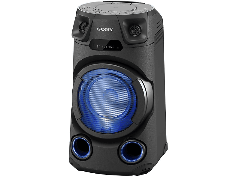 Altavoz Sony MHC-V43D 4.1 Canales, Iluminación ambiental, Karaoke,  Bluetooth, Mega Bass, Radio, Negro