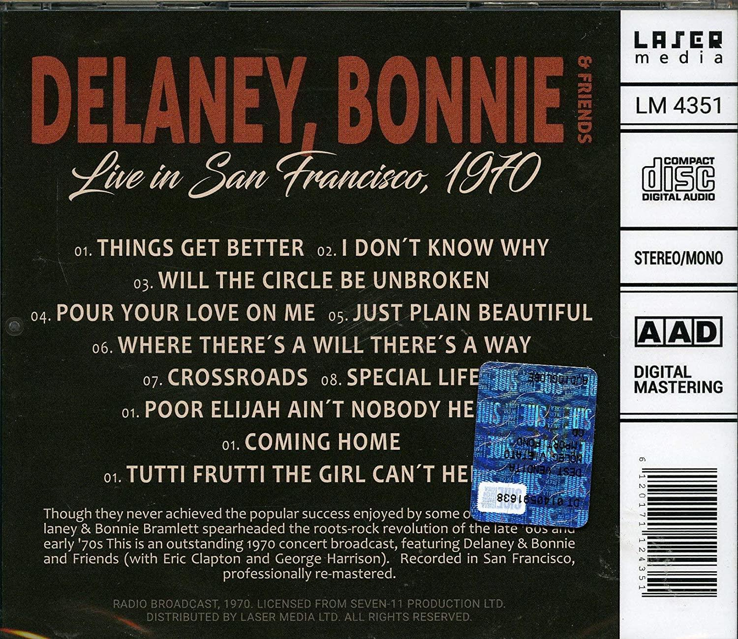 Delaney & Bonnie & Friends (CD) - Radio San - Francisco Broad 1970-Legendary Live in
