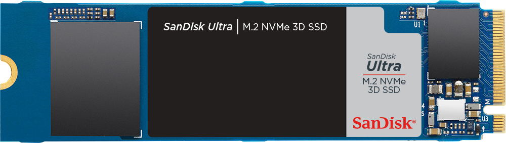 SANDISK Ultra 3D Speicher, 2 TB Interner Speicher M.2 via NVMe, intern
