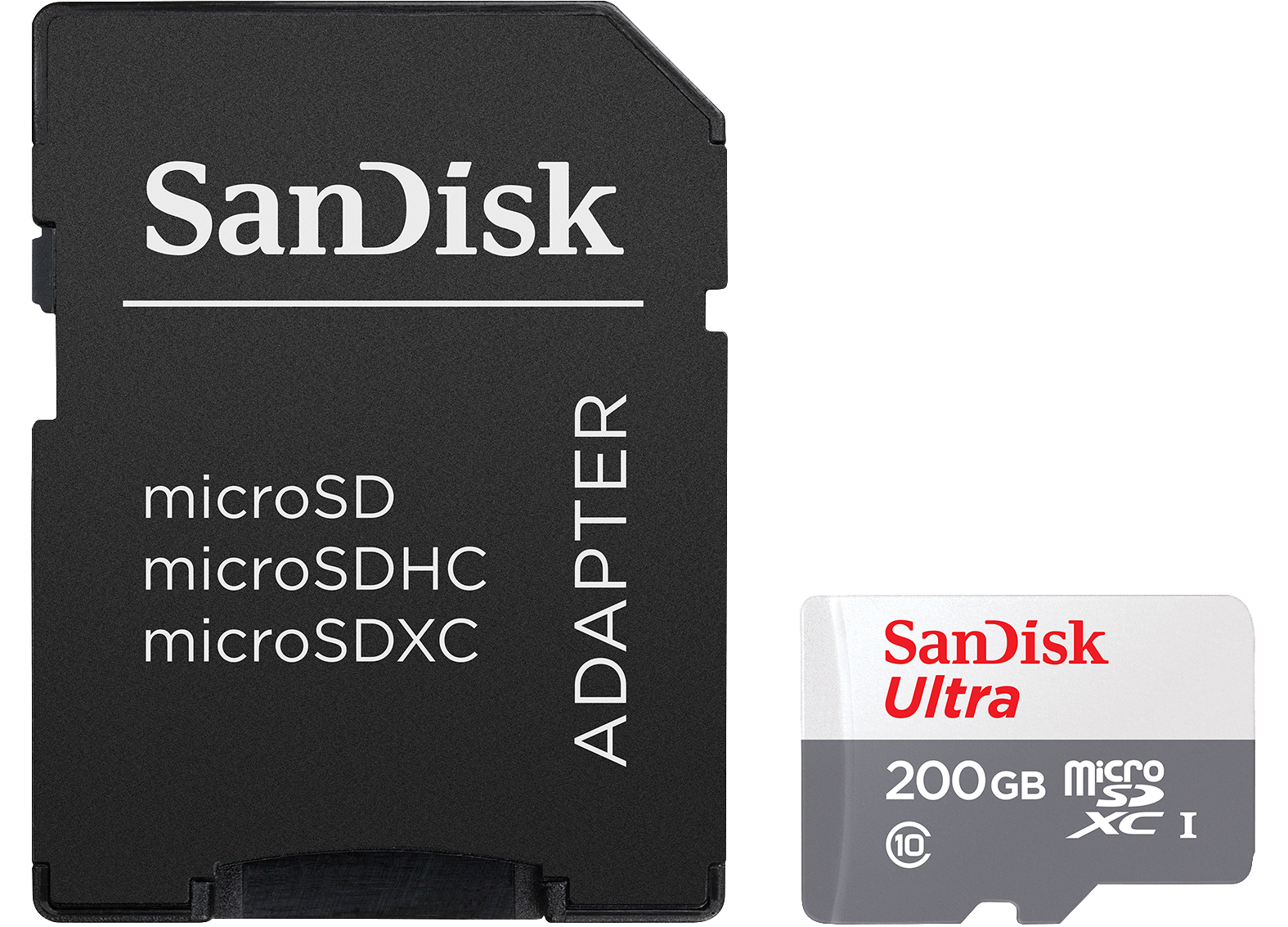 SANDISK Ultra, Micro-SDXC Speicherkarte, 200 GB, 100 MB/s