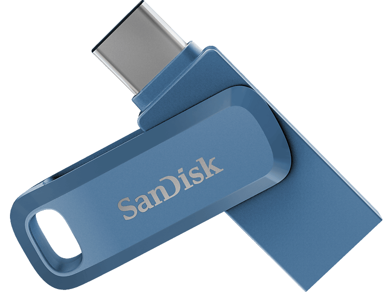 SANDISK Ultra Dual Go 2-in-1-Flash-Laufwerk , 64 GB, 150 MB/s, Blau