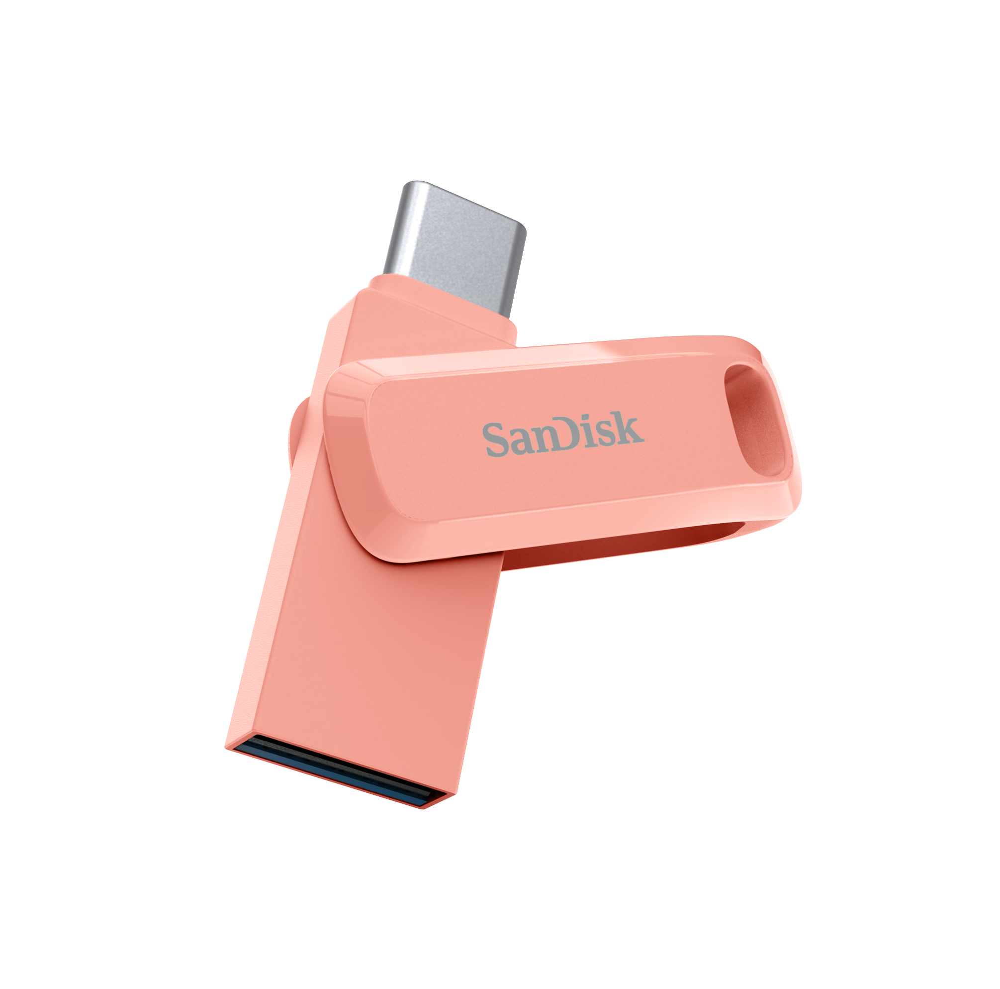 USB 2-in-1-Flash-Laufwerk Drive Dual MB/s, 400 Ultra® 256 Go Peach , Type-C™ SANDISK GB,