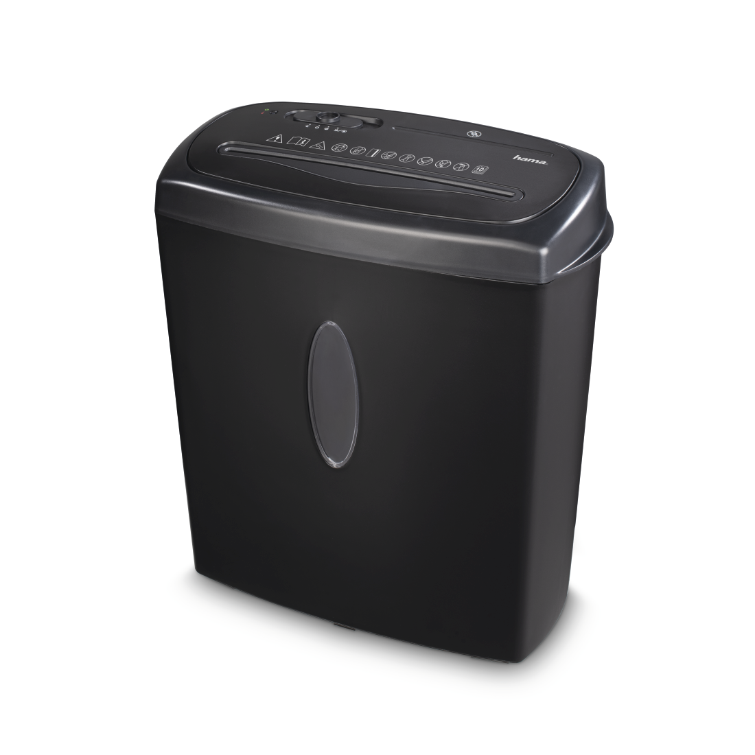 Paper Shredder, 8 Sheets with Cross Cut Credit Card Clip for Home and Small Offices, Electric Paper Shredder with Portable Handle & 15L Trash Can