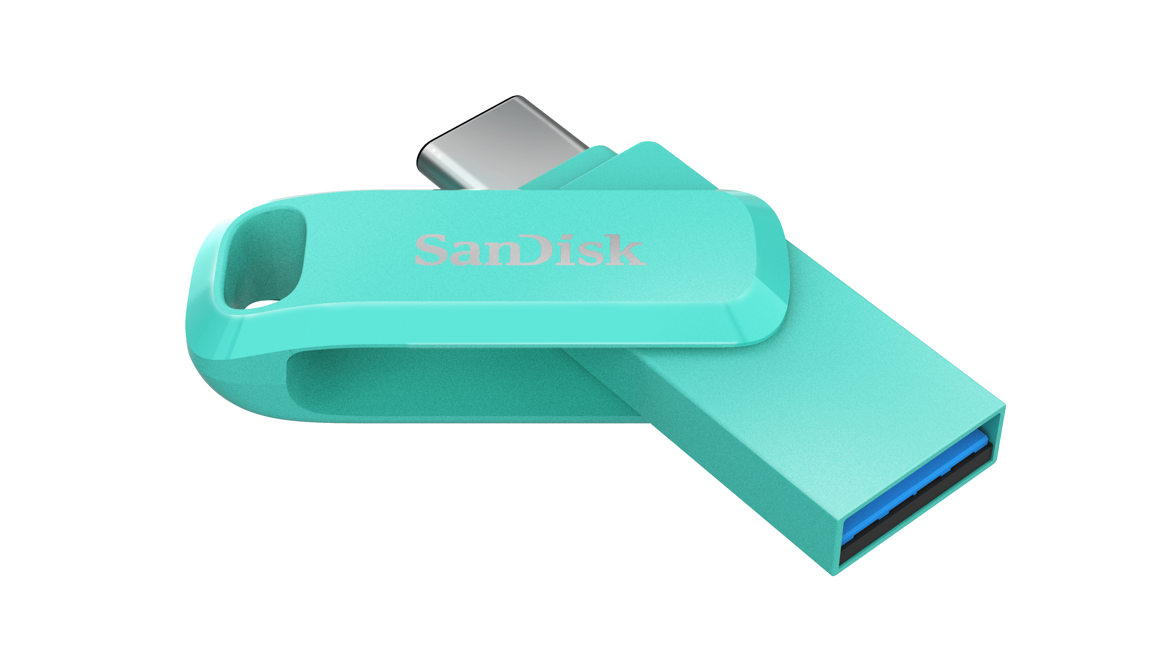 SANDISK Ultra Dual Go 2-in-1-Flash-Laufwerk, 256 GB, 150 MB/s, Türkis