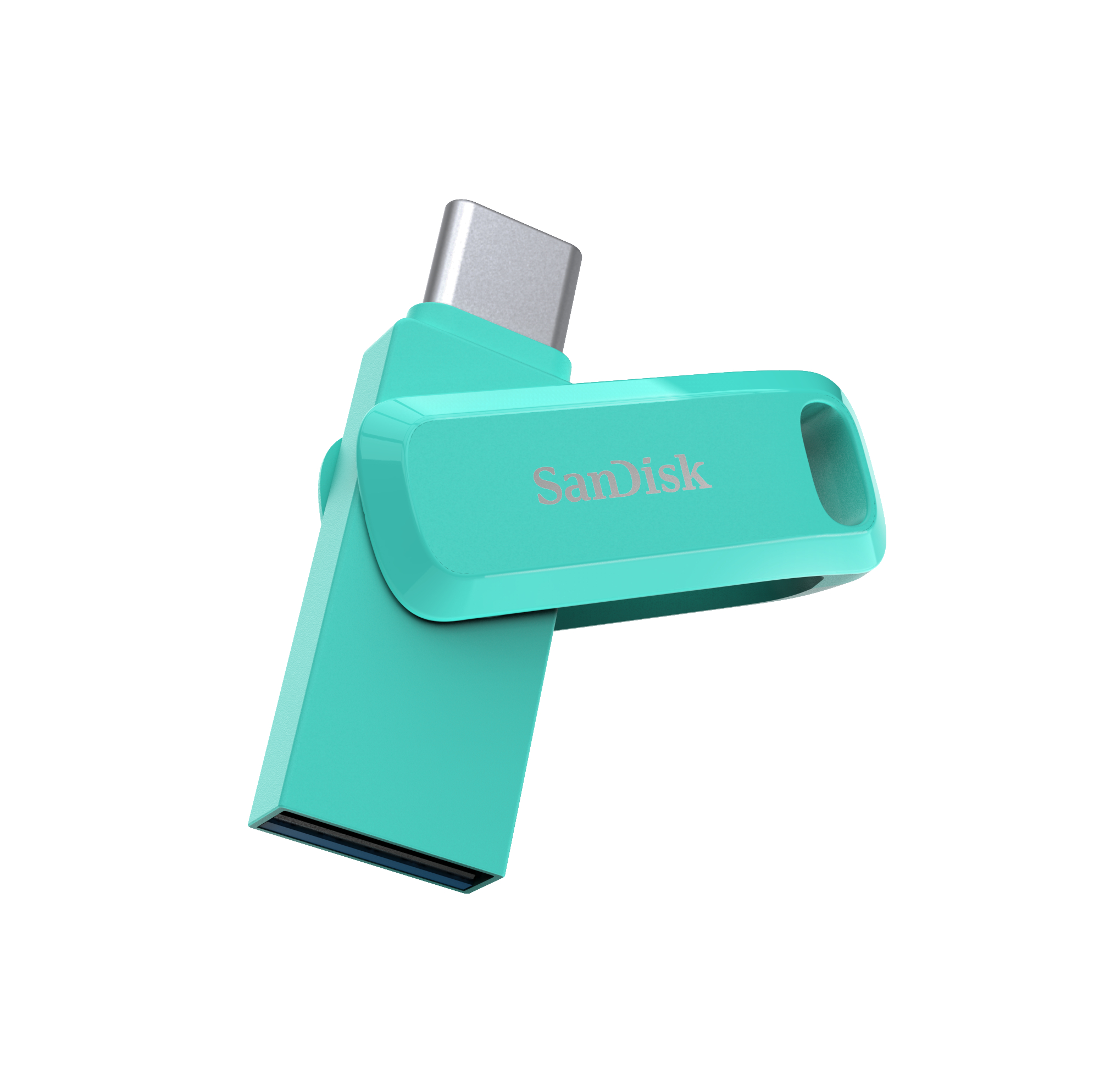 SANDISK Ultra Dual Go 2-in-1-Flash-Laufwerk, 256 GB, 150 MB/s, Türkis