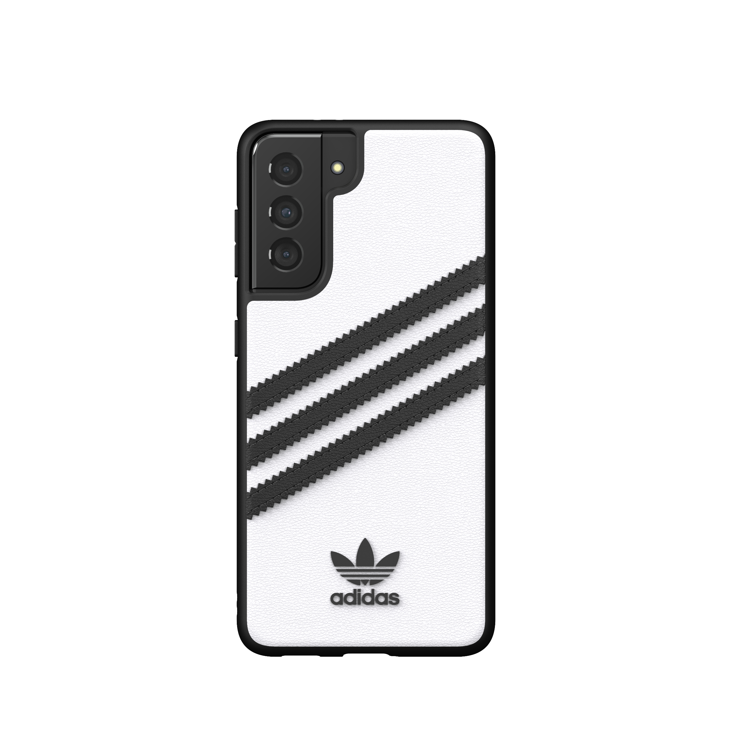 ADIDAS ORIGINALS ORIGINAL Moulded Case PU SS21, Backcover, Samsung, Galaxy S21, Galaxy S21 5G, Schwarz/Weiß
