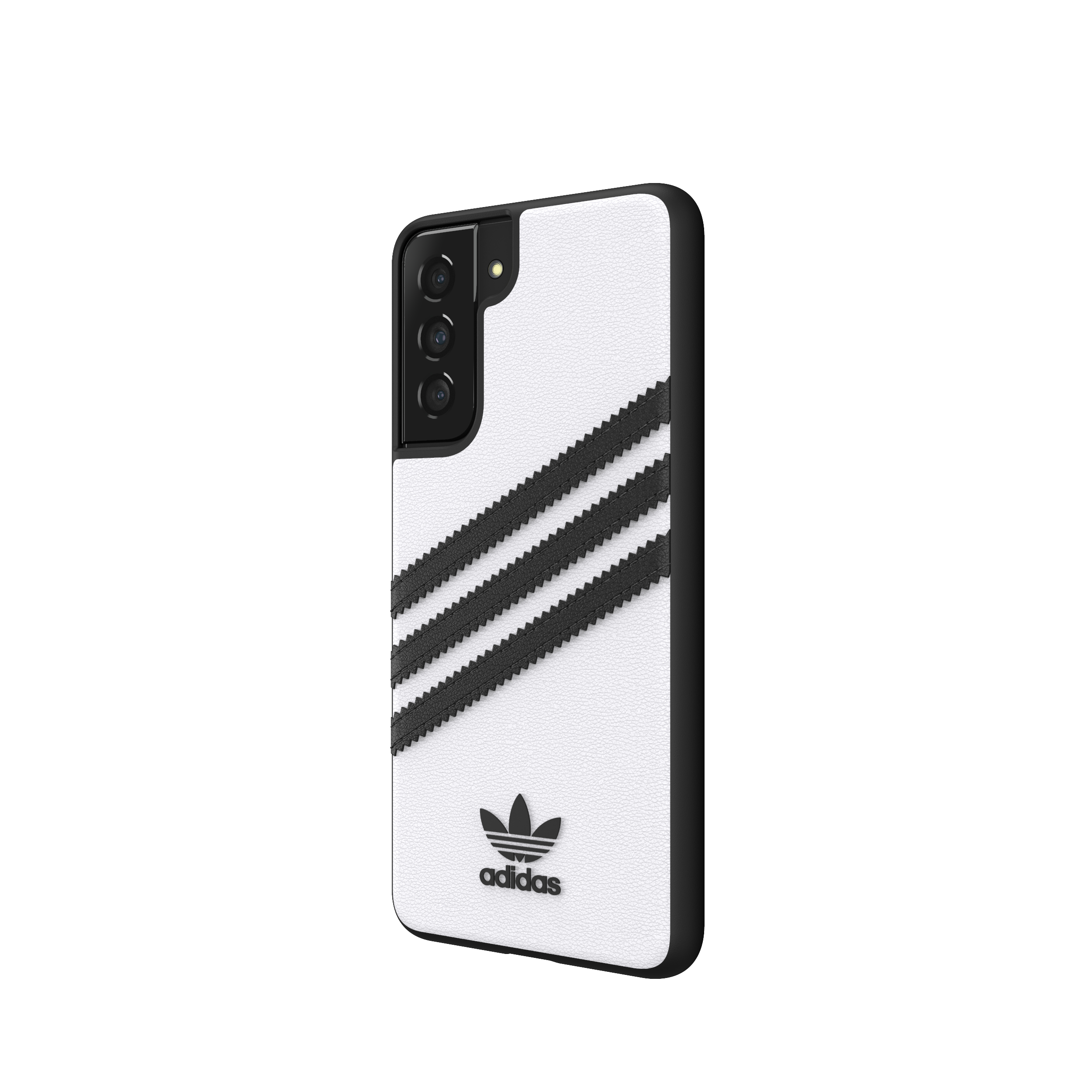 ADIDAS ORIGINALS ORIGINAL Moulded Case PU SS21, Backcover, Samsung, Galaxy S21, Galaxy S21 5G, Schwarz/Weiß