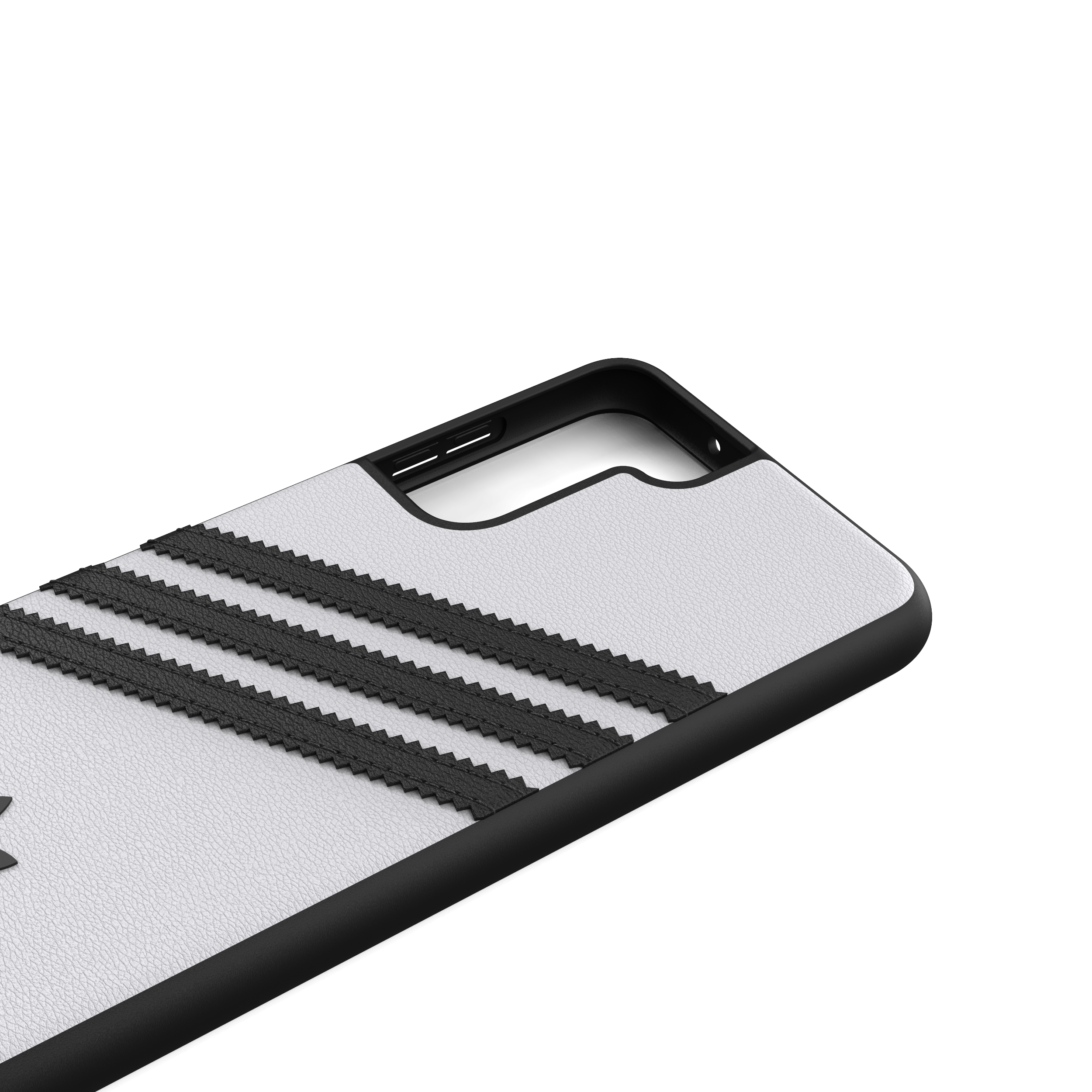 ADIDAS ORIGINALS ORIGINAL Moulded Case PU SS21, Backcover, Samsung, Galaxy S21, Galaxy S21 5G, Schwarz/Weiß