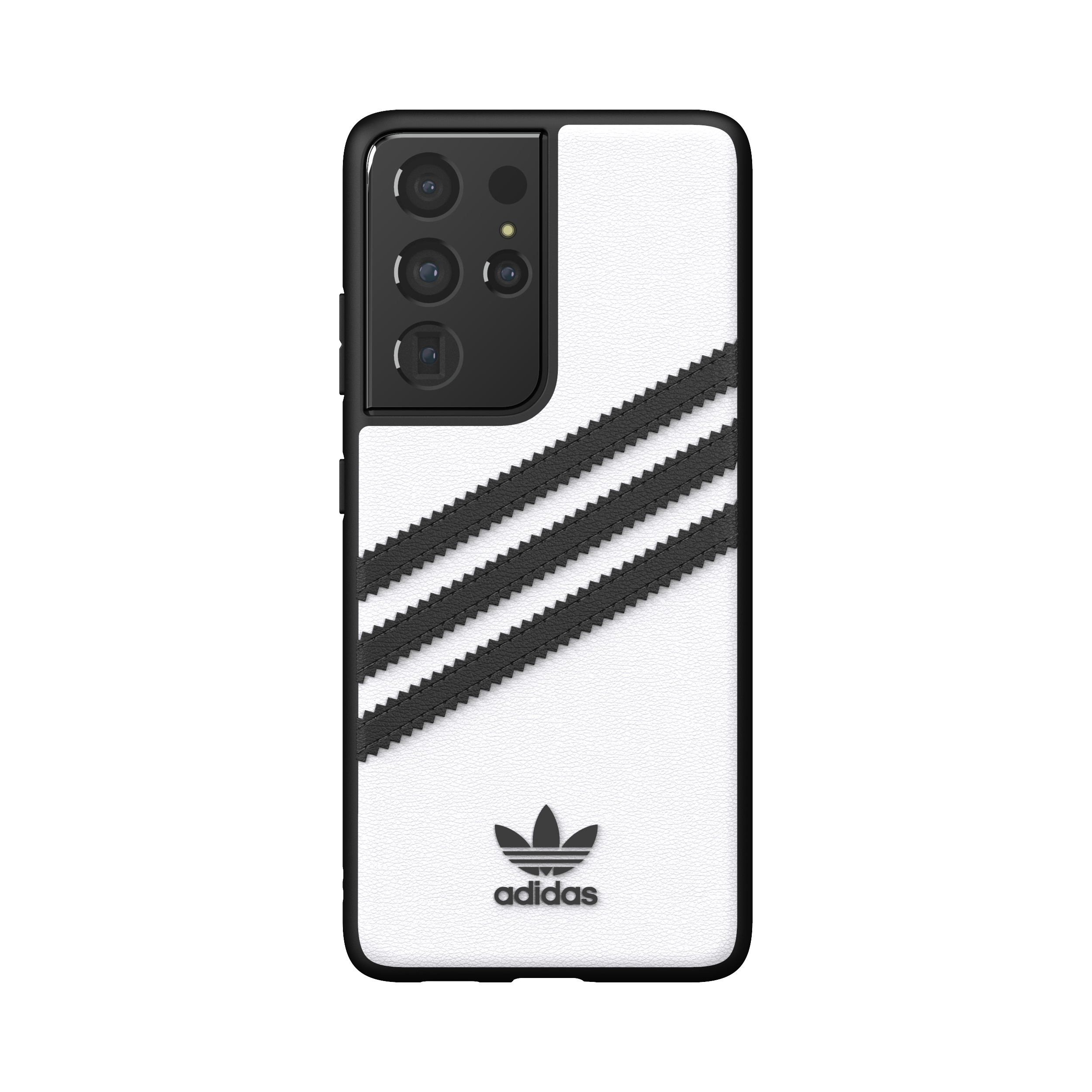 ADIDAS ORIGINALS ORIGINAL Moulded Case PU SS21, Backcover, Samsung, Galaxy S21 Ultra 5G, Schwarz/Weiß