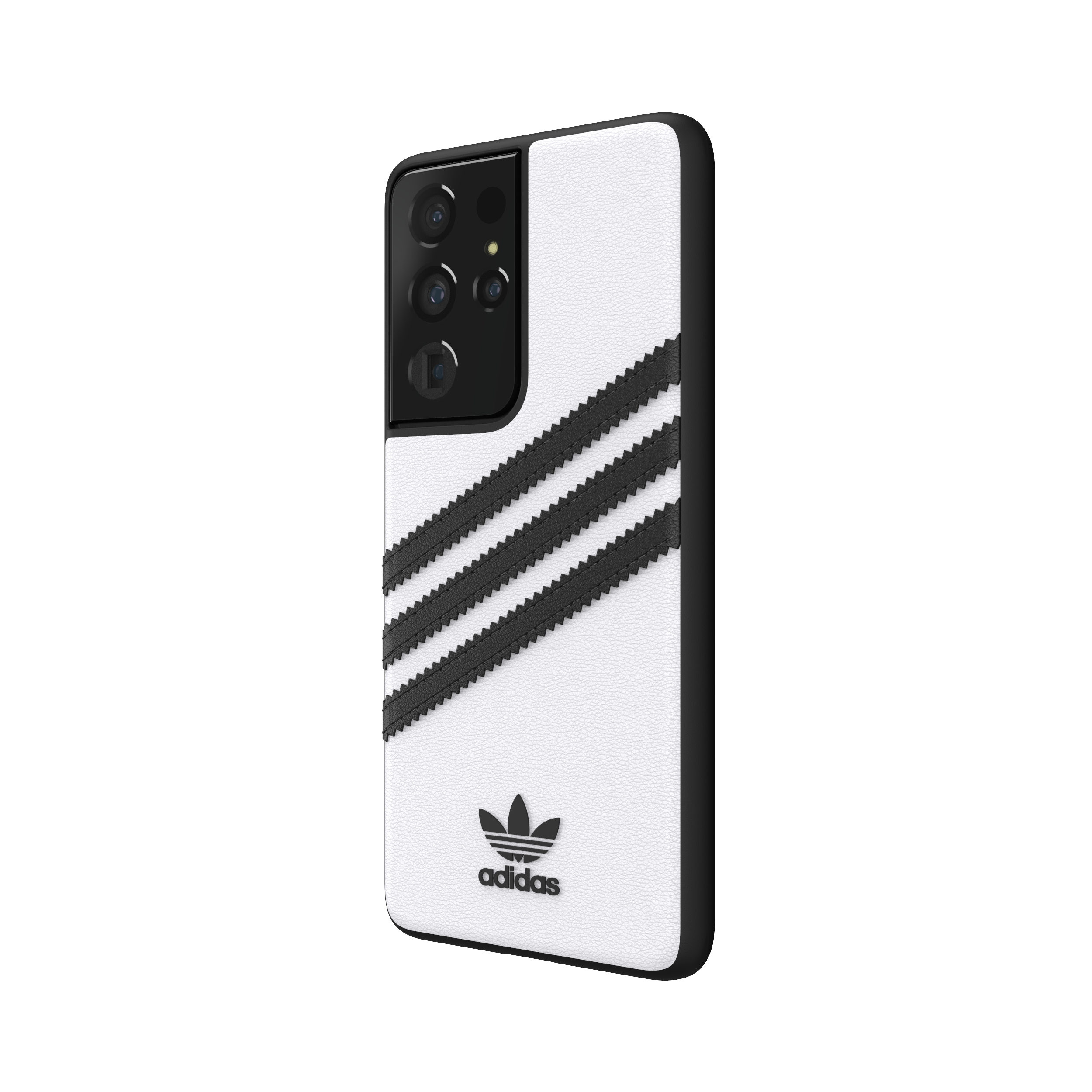 ADIDAS ORIGINALS ORIGINAL Moulded Case PU SS21, Backcover, Samsung, Galaxy S21 Ultra 5G, Schwarz/Weiß