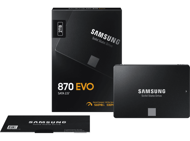 SAMSUNG 870 EVO | Festplatte (SSD, 2 TB, Schwarz) | MediaMarkt