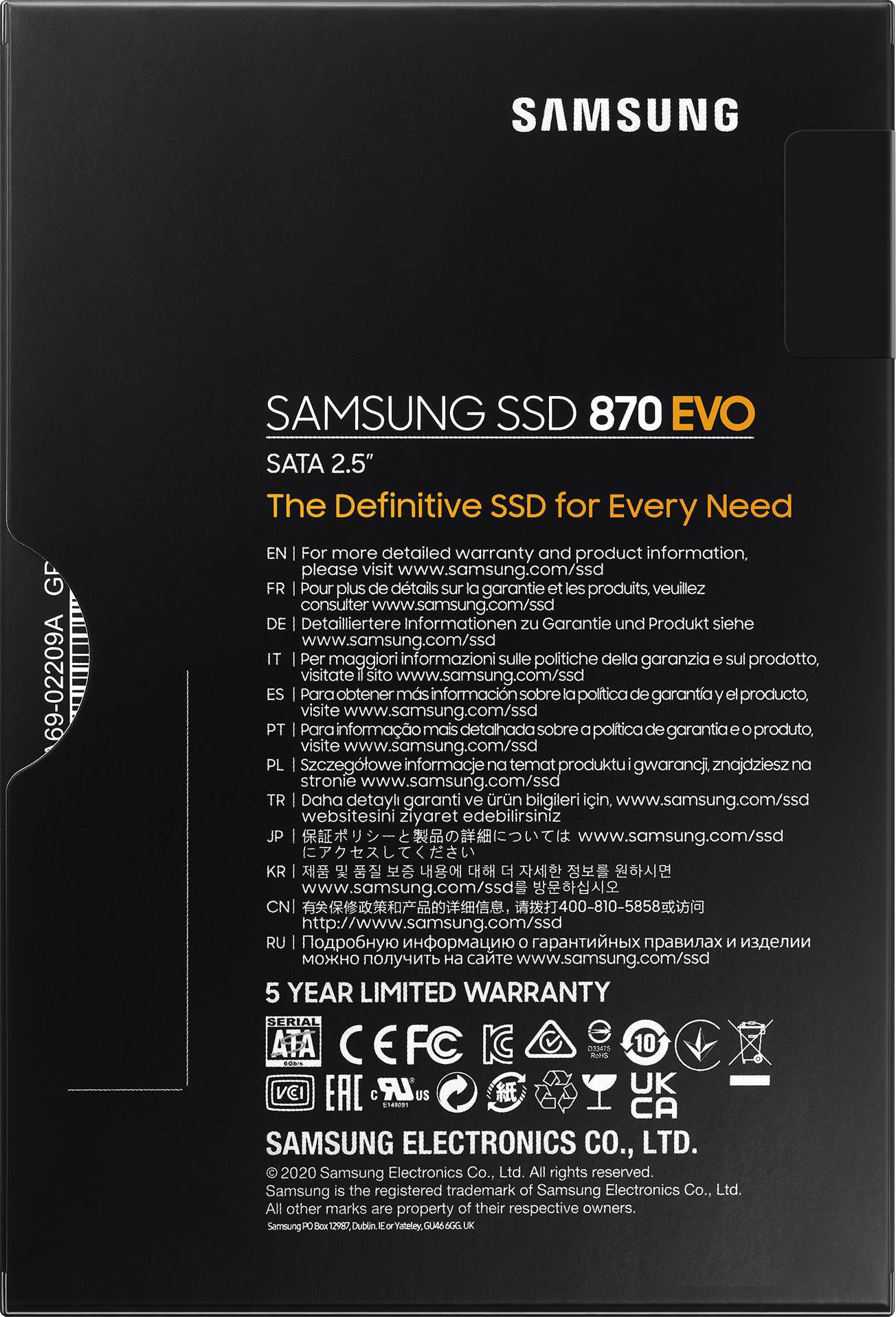SAMSUNG 870 EVO | Festplatte (SSD, 2 TB, Schwarz) | MediaMarkt