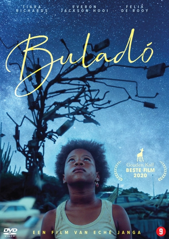 Couverture du film : Une femme regardant le ciel, intitulée 'Buladó'.