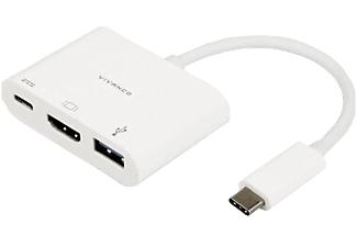 VIVANCO USB-C HDMI naar USB-C 3.1