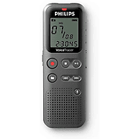 teoría Injusto Atar Grabadora de voz | Philips VoiceTracer DVT1115, 4 GB, Reconocimiento de voz,  USB, WAV, Gris