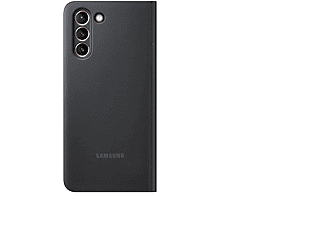Funda - Samsung Clear View, Para Samsung Galaxy S21 5G, Tipo libro, 6.2", Negro