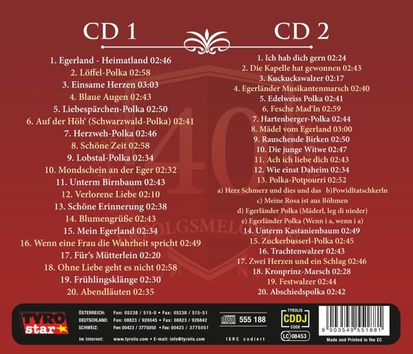 CD 1- und CD 2-Songlisten mit Tyrostar-Logo unten.
