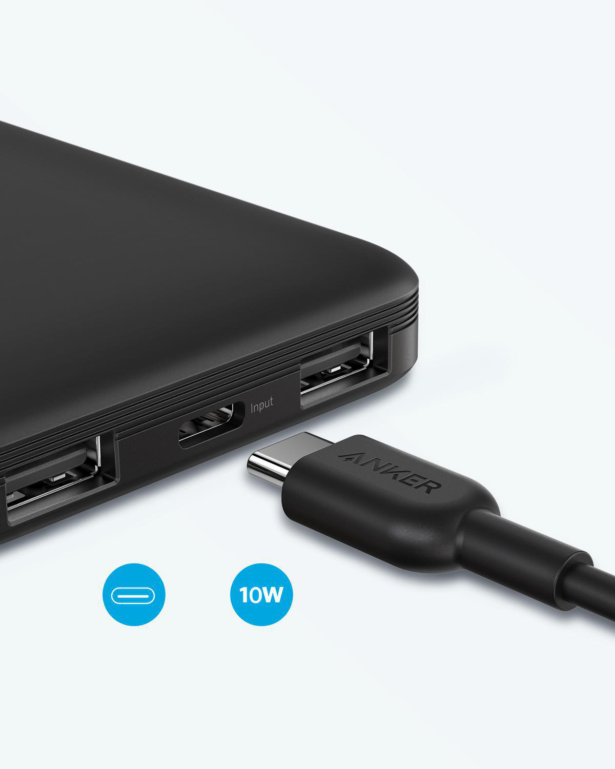ANKER A1615H11 Powerbank 10000 mAh Schwarz