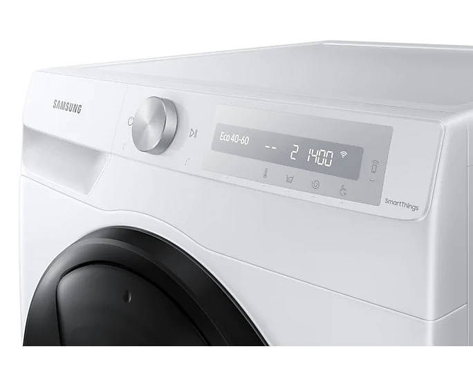 SAMSUNG WD90T654ABH/S2 Waschtrockner 9kg/6kg, 1400 U/Min. Weiß Waschtrockner (9 kg / 6 kg, 1400 U/Min., Standgerät, Weiß)