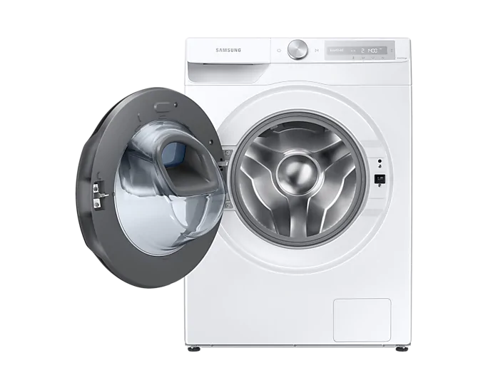 SAMSUNG WD90T654ABH/S2 Waschtrockner 9kg/6kg, 1400 U/Min. Weiß Waschtrockner (9 kg / 6 kg, 1400 U/Min., Standgerät, Weiß)