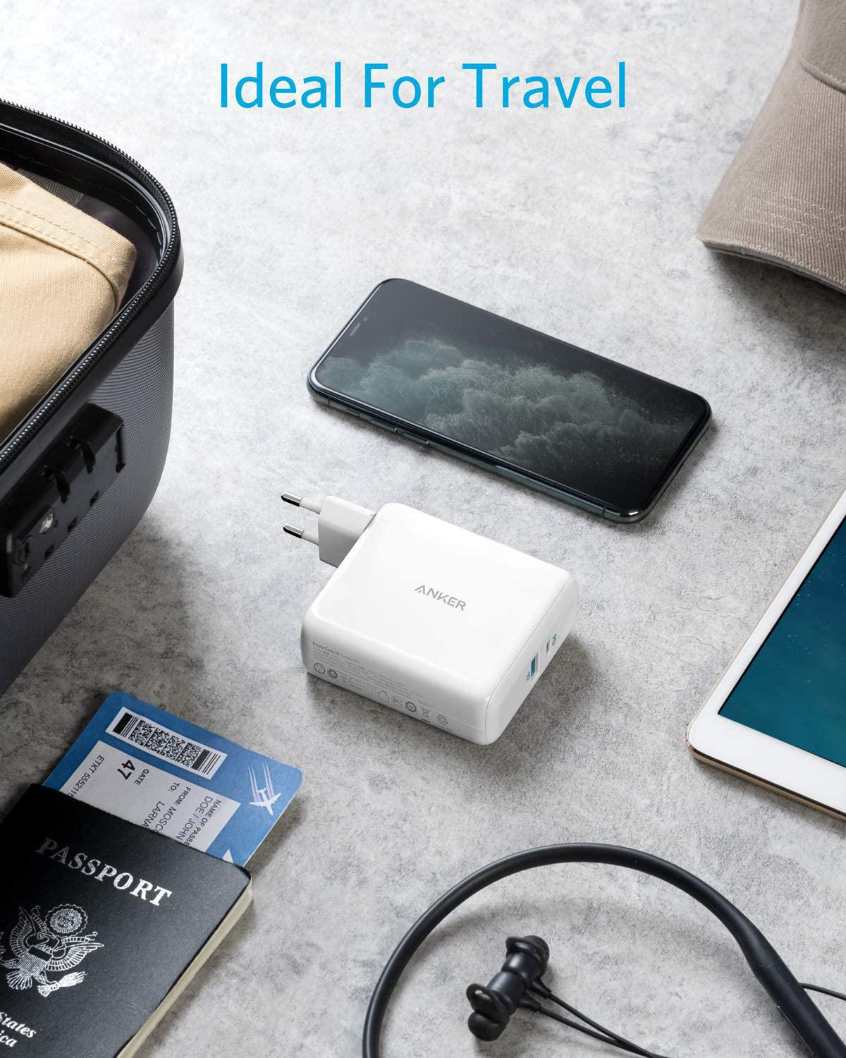 ANKER A1624G21 Powerbank universal, Weiß