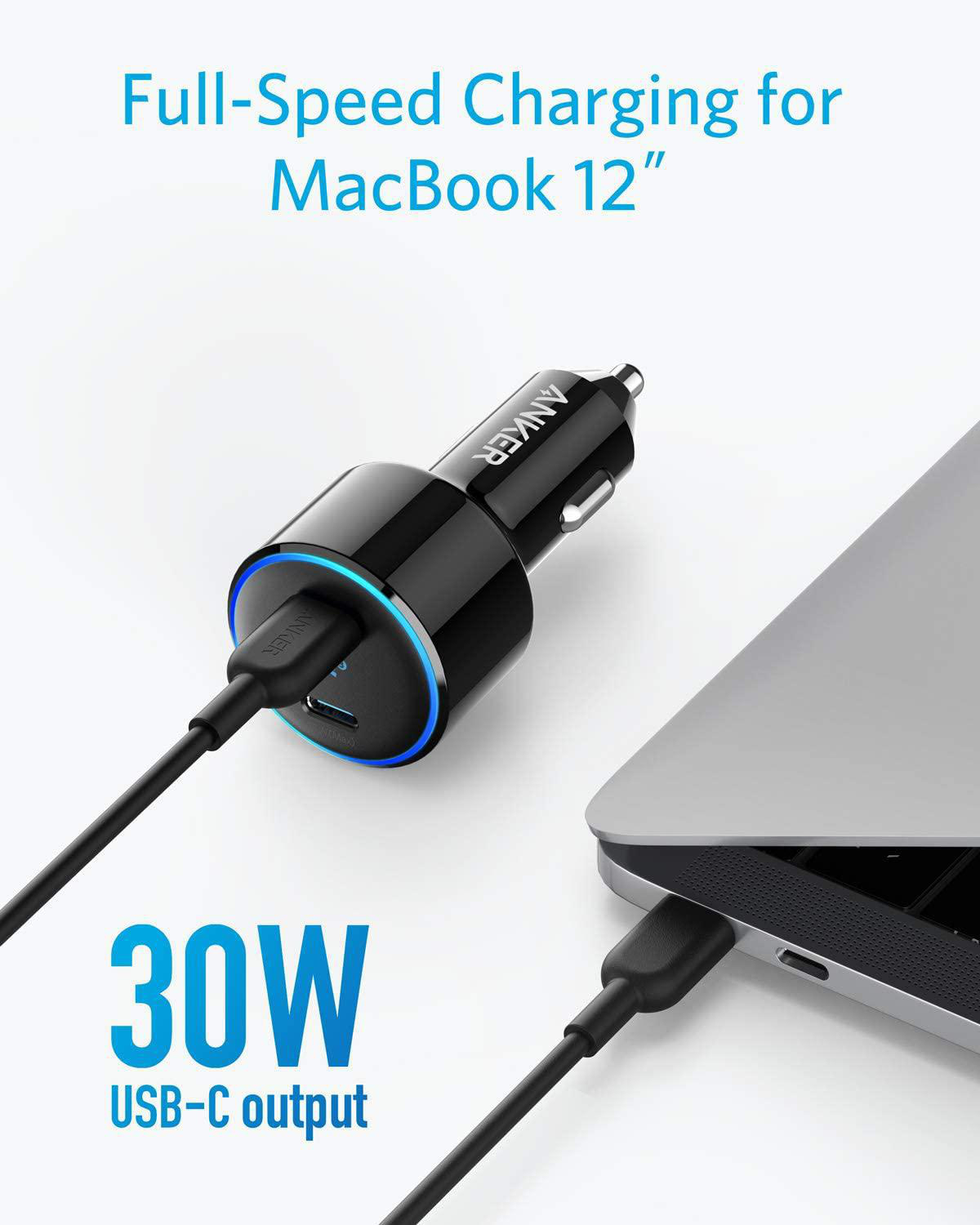 ANKER A2725H11 KFZ-Ladegerät universal, Schwarz