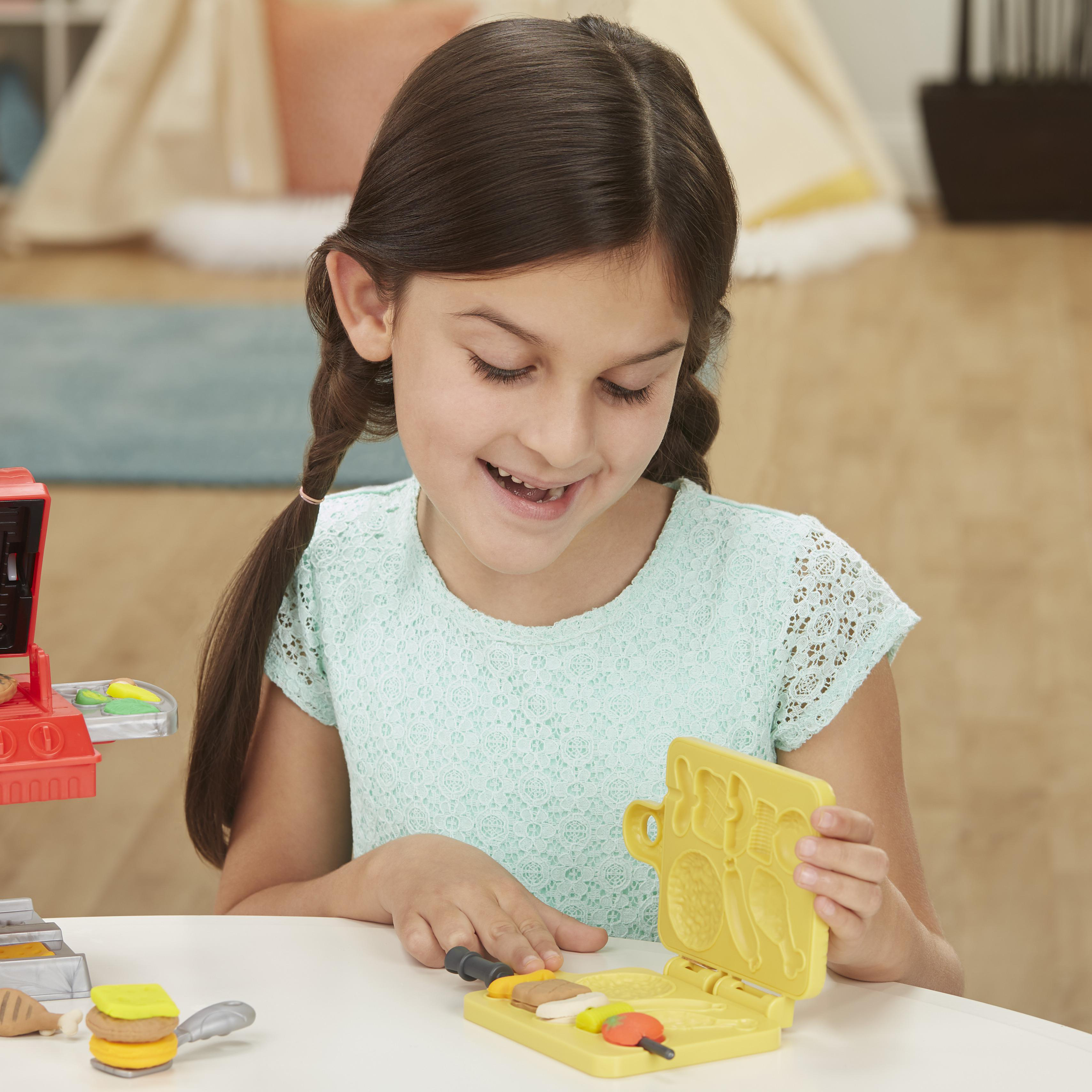 PLAY-DOH Grillstation Knetspielzeugset, Mehrfarbig