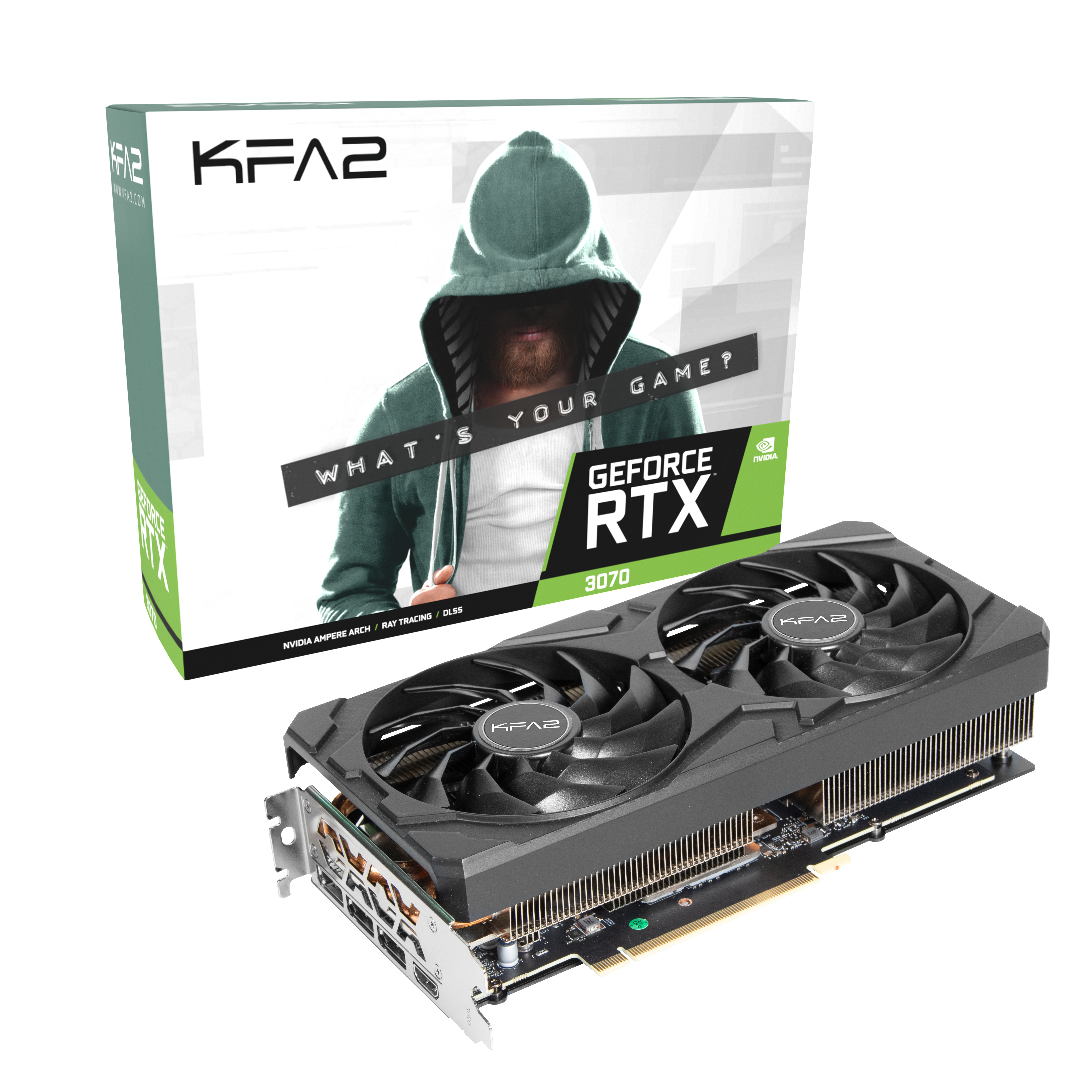 KFA2 GeForce RTX™ 3070 1-Click OC 8GB GDDR6 (37NSL6MD2KOK) (NVIDIA, PCI-E Grafikkarte)