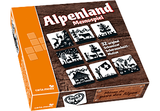CARTA MEDIA Alpenland Memospiel - Brettspiel (Mehrfarbig)