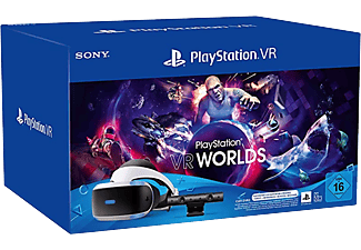 SONY PS PlayStation VR-Starter-Set - PS VR-Headset + Camera + VR Worlds (Schwarz/Weiss)