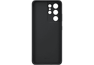 Funda - Samsung Silicone Cover, Para Samsung Galaxy S21 Ultra 5G, Silicona, Trasera, Negro