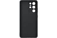 Funda - Samsung Silicone Cover, Para Samsung Galaxy S21 Ultra 5G, Silicona, Trasera, Negro