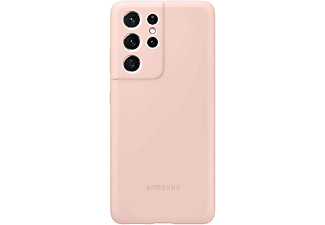 Funda - Samsung Silicone Cover, Para Samsung Galaxy S21 Ultra 5G, Silicona, Trasera, Rosa