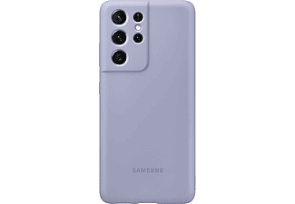Funda - Samsung Silicone Cover, Para Samsung Galaxy S21 Ultra 5G, Silicona, Trasera, Violeta