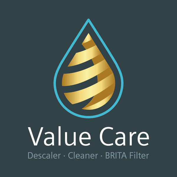 Ein Logo mit einer goldenen Spiralform in Tropfenform in einer blauen Tropfenform.