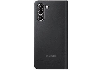 Funda - Samsung LED View Cover, Para Samsung Galaxy S21 5G, Tipo libro, 6.2", Negro